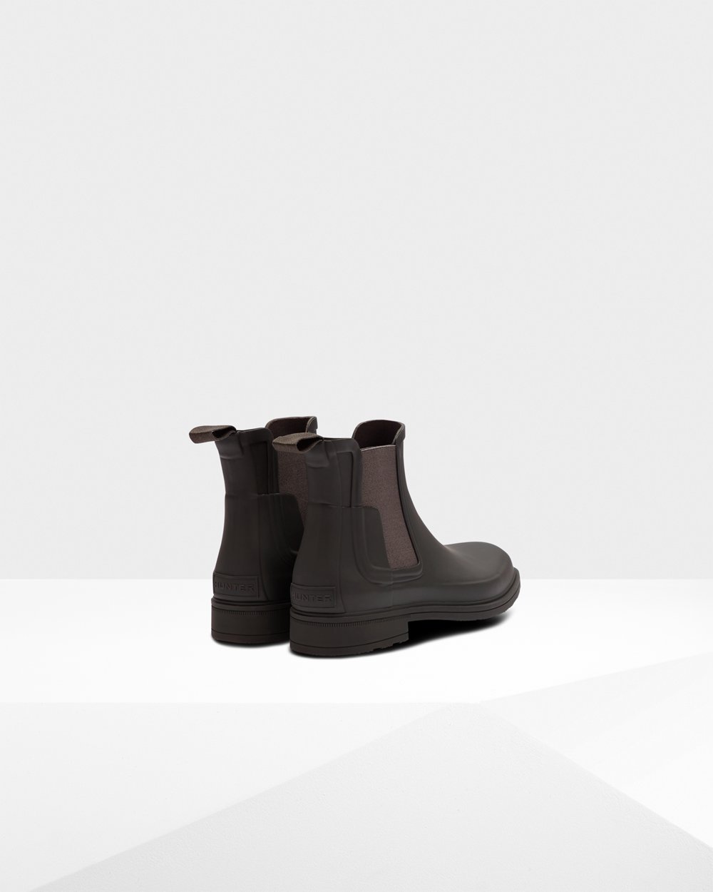 Chelsea Boots Heren - Hunter Refined Slim Fit - Donker Grijs - 96IYFRUAL